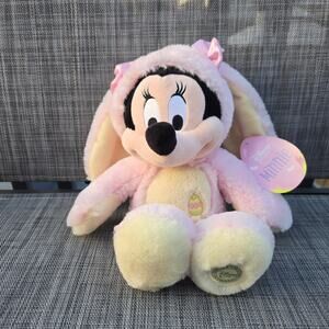 The Disney Store Minnie Mouse Easter Bunny Plush
